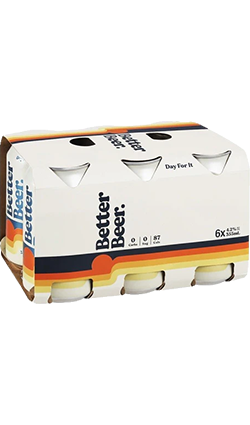 Better Beer Zero Carb Lager 330ml 6pk CAN
