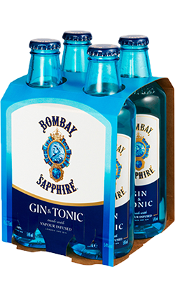Bombay Gin & Tonic 275ml 4pk