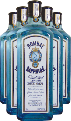 Bombay Sapphire Gin 1000ml SIX PACK