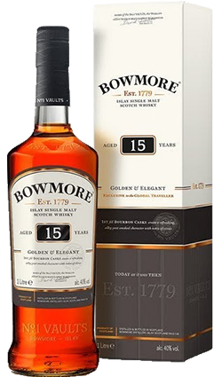 Bowmore 15YO Golden & Elegant 1000ml