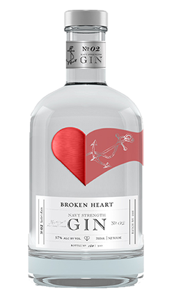 Broken Heart Gin Navy Strength 57% 700ml