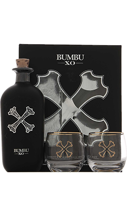 Bumbu XO Rum + 2 glasses
