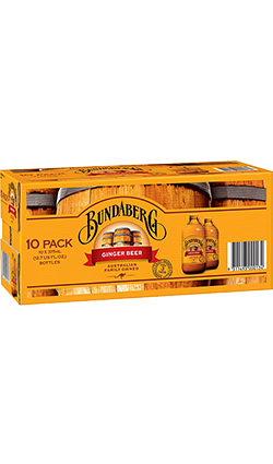 Bundaberg Ginger Beer 375ml 10Pk