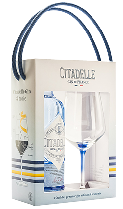 Citadelle Gin 700ml G&T Glass Pack
