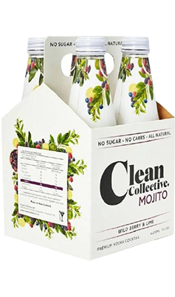Clean Collective Wild Berry & Lime Vodka 300ml 4pk