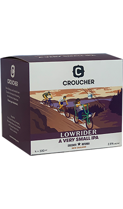 Croucher Lowrider IPA 2.5% 330ml 4pk Cans