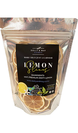 Dolly & May Dehydrated Lemon Slices 50gm BB Sep 2024