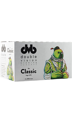 Double Vision The Classic Lager 330ml 6pk CAN