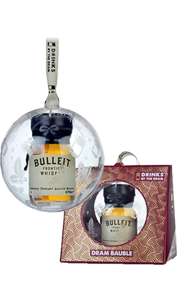 Drinks by the Dram Bulleit Bourbon Christmas Bauble 30ml