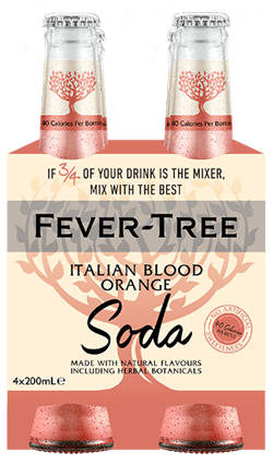 Fever Tree Italian Blood Orange Soda 200ml 4pk