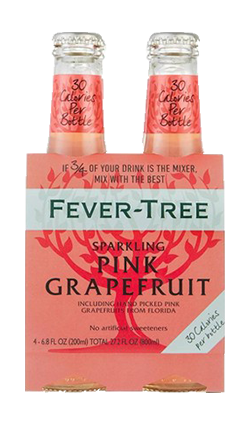 Fever Tree Pink Grapefruit Soda 200ml 4pk
