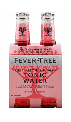 Fever Tree Light Wild Raspberry Tonic 200ml 4pk