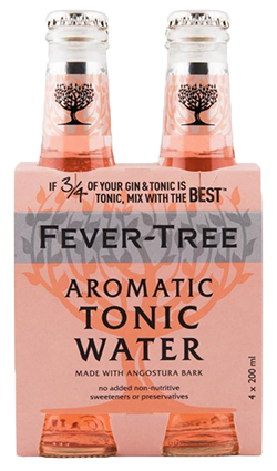 Fever Tree Aromatic Tonic Water 200ml 4pk