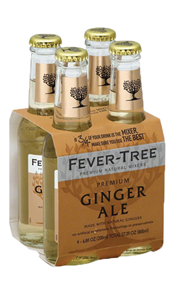 Fever Tree Ginger Ale 200ml 4pk