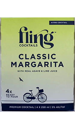 Fling Classic Margarita 250ml 4pk
