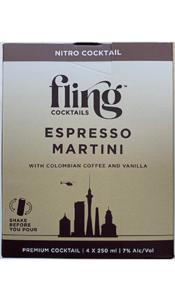 Fling Espresso Martini 250ml 4pk