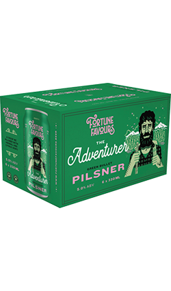 Fortune Favours 6pk Adventurer Green Bullet Pilsner 330ml