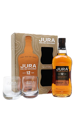 Isle of Jura 12YO 700ml & 2 glasses