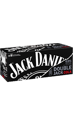 Jack Daniels Double Jack & Cola 250ml 10pk