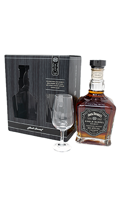 Jack Daniels Single Barrel Gift Set 700ml