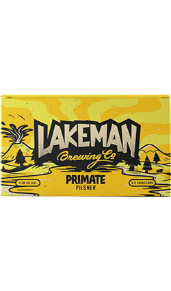 Lakeman Primate Pilsner 330ml 6pk CANS
