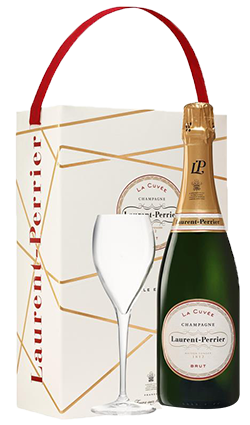 Laurent Perrier La Cuvee Brut Giftset + 2 Glasses 750ml – Whisky