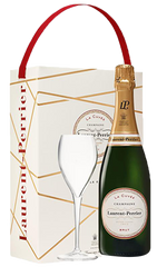 Laurent Perrier La Cuvee Brut Giftset + 2 Glasses 750ml – Whisky
