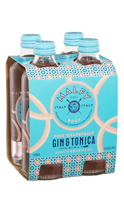 Malfy Rosa Pink Grapefruit Gin n Tonic 300ml 4pk