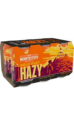 Monteiths Gold Dust Hazy Pale Ale 330 6pk Can