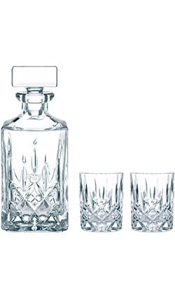 Nachtmann Noblesse Whisky Set - 2 Tumblers + Decanter