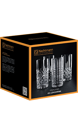 Nachtmann HIGHLAND Longdrink Glass 4pk