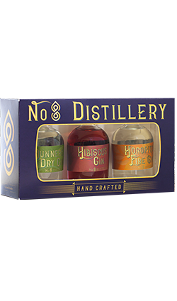 No 8 Distillery Giftpack 3 x 250ml