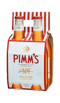Pimms Lemonade and Ginger Ale 330ml 4pk