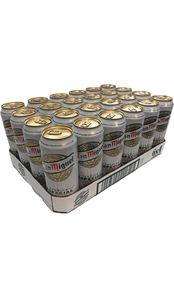 San Miguel Pilsner CANS 24 Pack 500ml