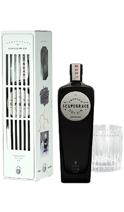 Scapegrace Dry Gin 700ml Confession Box with Glass