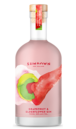 Sundown Grapefruit & Elderflower Gin 700ml