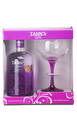 Tann's Premium Gin 700ml + Glass