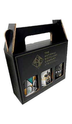The National Distillery Gin Gift Pack 3 x 200ml