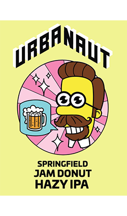 Urbanaut Jam Donut Hazy IPA 440ml Can