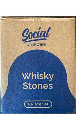 Whisky Stones (Set of 6)  in Wooden Box