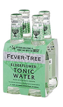 Fever Tree Elderflower Tonic Water 200ml 4pk