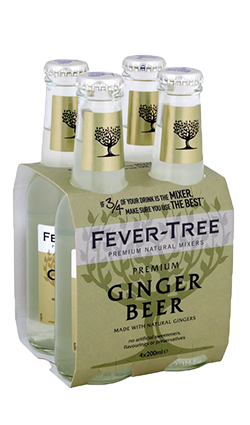 Fever Tree Ginger Beer 200ml 4pk