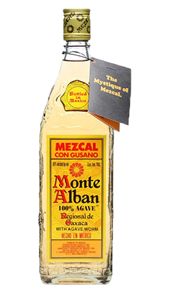 Monte Alban Mezcal Tequila with worm 700ml